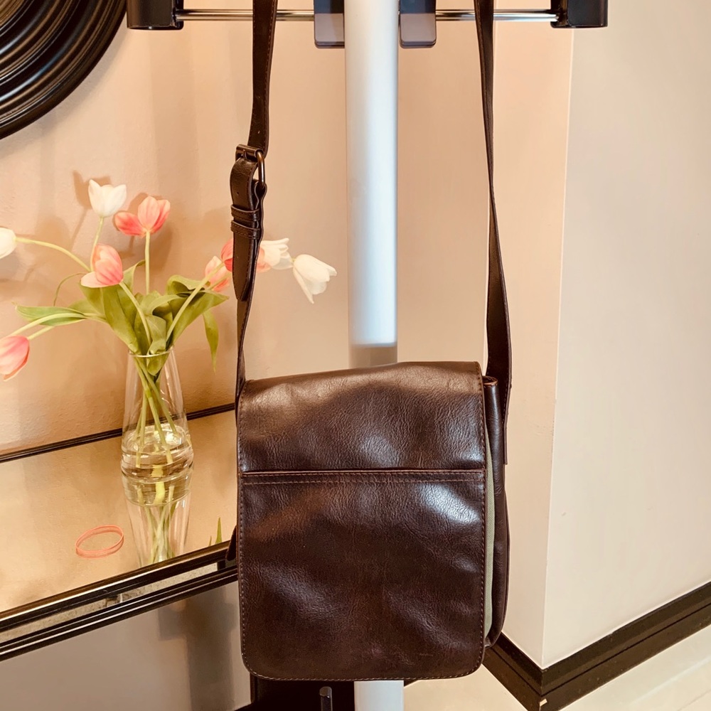 Aldo Crossbody Messenger Brown Bag